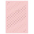 Записная книжка А5 переплёт твёрдый 100л. индивид.блок в точку "My pink day" ламинация матовая тиснение голографической фольгой