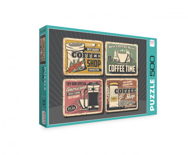 Пазл 500 элементов "Кофе-брейк" ФРЕЯ Пазл 500 элементов "Кофе-брейк" ФРЕЯ