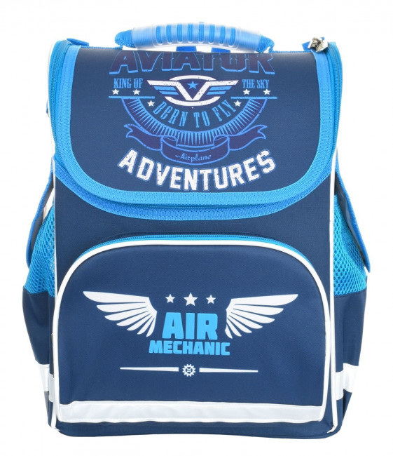 Рюкзак Schoolformat BASIC AVIATOR 17 л синий 38х28х16 см жестк. каркас 1 отд. молния д/мальчиков Рюкзак Schoolformat BASIC AVIATOR 17 л синий 38х28х16 см жестк. каркас 1 отд. молния д/мальчиков