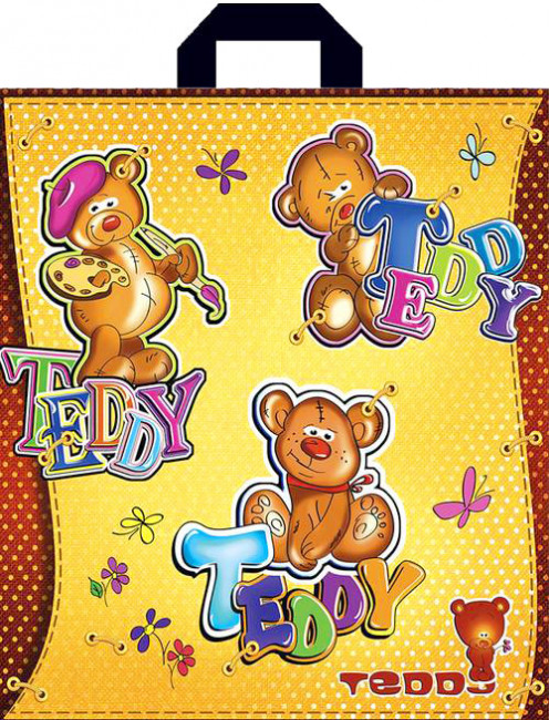 Пакет ПВД петлевой (40*42) 45 мкм "Мишки" (25)