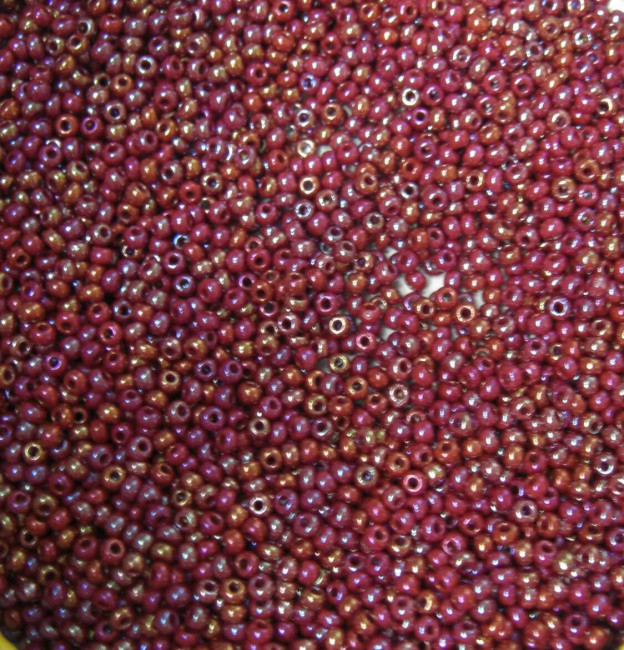Бисер "ASMAR" размер №8, вес: 450 г, бордовый перламутровый, AR-20115