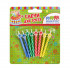 Свечи для торта "Звезда" 6,5 см, цвет ассорти, Микрос/Ч02511 (8)