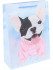 Пакет подарочный с глянцевой ламинацией 26,4x32,7x8 см (L) "Милый щенок", Optima MILAND/ПАК-8422 (12)