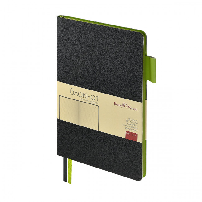 Бизнес - блокнот А5 80л линия "Boston", черный, BV/3-700/04 (20)