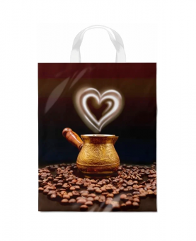 Пакет ПВД (28*35) 55 мкм "Мгновение" с петлевой ручкой (25/500)