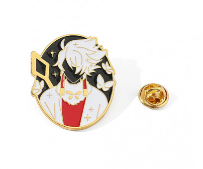 Значки DC-406 "Аниме персонаж" металл, цветная эмаль, размер 40*35 мм (1/200)