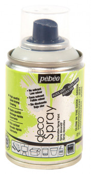 Краска 100мл светящаяся в темноте, на водной основе, decoSpray PEBEO/093014