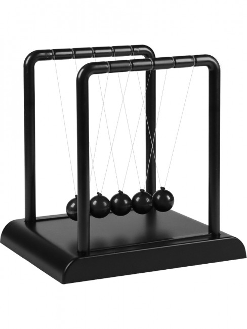 Маятник Шары Ньютона на чёрной подставке, 14*11.5*13.5 см Т-1570