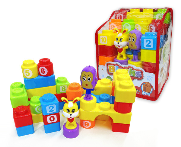 Конструктор "Для мальчиков"  пластиковый (малый) 23*19, Asmar