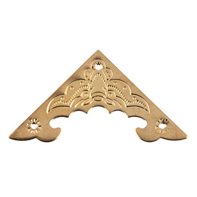 Фурнитура для шкатулок "накладка", 4 x4см, золото, 4шт, Mr. Carving/MMG-001