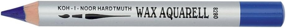 Карандаш восковой акварельный, светлый синий, Wax aquarell Koh-I-Noor/8280018002KS (4)