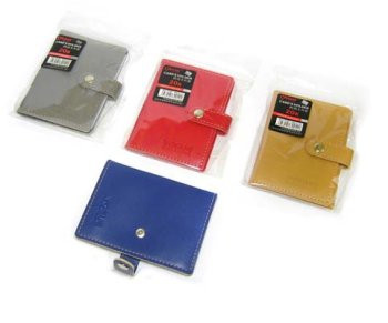 Визитница  20 карманов BT-87 кожзам на кнопке, цв асс (2/480)