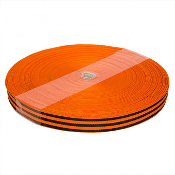 Лента в бобине жаккард "Георгиевская" 2,4см*100м P3092