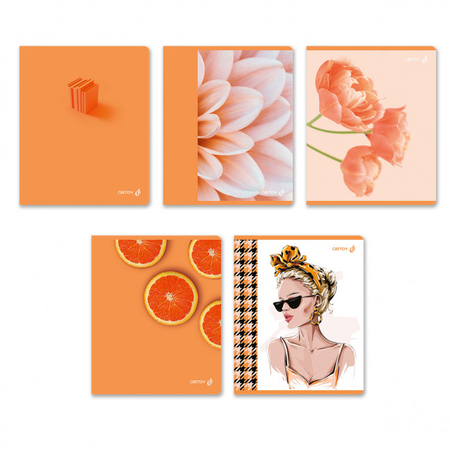 Тетрадь 96 клетка "Абрикосовый краш" скрепка, Светоч (5/30) Тетрадь 96 клетка "Абрикосовый краш" скрепка, Светоч (5/30)