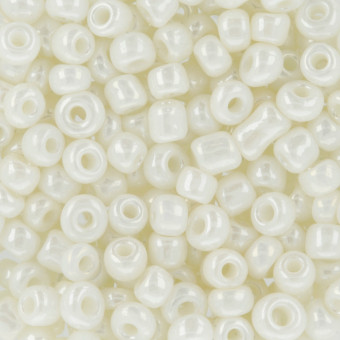 Бисер 10 г, жемчужно-бежевый, Zlatka/GR №0963 Бисер 10 г, жемчужно-бежевый, Zlatka/GR №0963