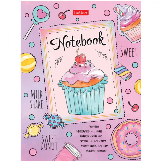 Бизнес-блокнот А6, 160л., ЛАЙТ, Hatber "Сделано с любовью" (20)