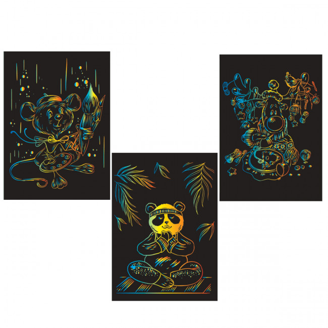 Набор гравюр 10 x 15см "Вдохновение" (мульти), 3 шт, Hobbius/GHPM-06 Набор гравюр 10 x 15см "Вдохновение" (мульти), 3 шт, Hobbius/GHPM-06