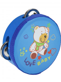 Бубен 10см деревянный, Рыжий Кот/И-2535