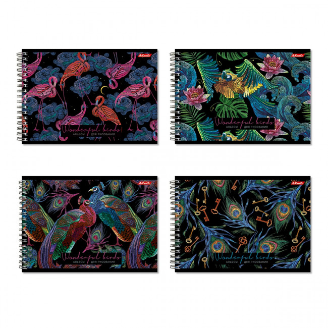 Альбом для рисования А4 40л гребень "Эдем", Светоч (4/32)