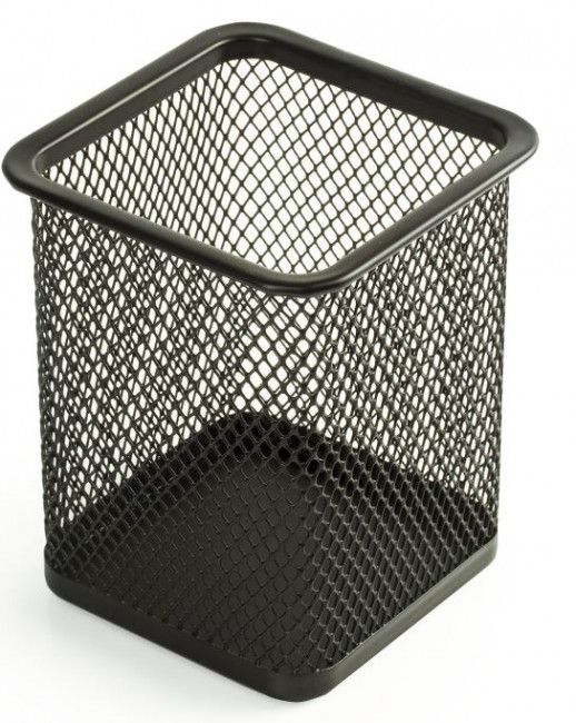 Стакан металлический квадрат, цвет ассорти, черн., серый, WENZER OFFiCE /804-B Стакан металлический квадрат, цвет ассорти, черн., серый, WENZER OFFiCE /804-B