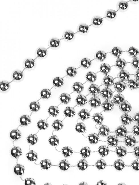 Бусы 1,8м серебряные "Волшебный праздник" на ёлку, MILAND/НУ-0059