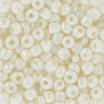 Бисер 10 г, молочный, Zlatka/GR №0964