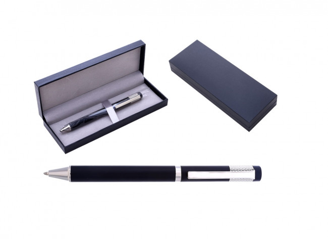Ручка шариковая с поворотным механизмом FORTIS S, СИНЯЯ, пулевидный пиш.узел 0,7 мм, сменный стержень 98 мм типа Parker, корпус металлический, подарочная упаковка Ручка шариковая с поворотным механизмом FORTIS S, СИНЯЯ, пулевидный пиш.узел 0,7 мм, сменный стержень 98 мм типа Parker, корпус металлический, подарочная упаковка