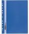 Скоросшиватель А4 140/180мкм пластиковый с перфорацией, синий, BRAUBERG/226583 (10)