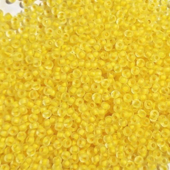Бисер "ASMAR" размер №8, вес: 450 г, жёлтый матовый