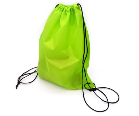 Мешок для обуви  BW-270 зелёный полиэстер 35*45см, чёрные завязки (2/10/1000)