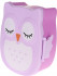 Ланч-бокс 800мл "Совушка", с двумя отделениями и прибор, фиолетовый, MILAND/ЛБ-8901