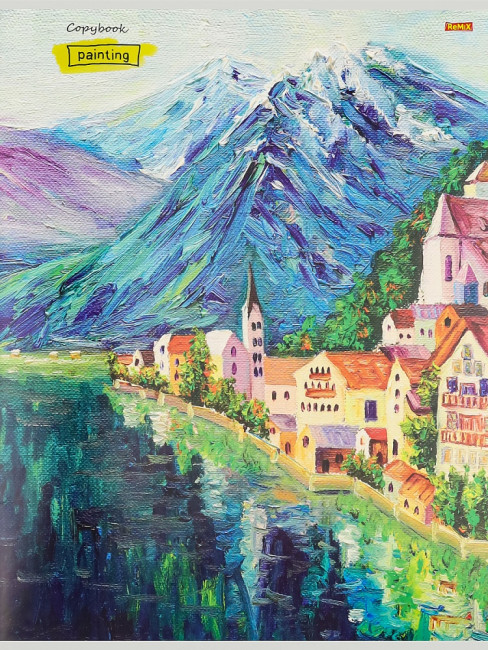 Тетрадь А4 80 клетка "Живописный пейзаж" скрепка, Remix/80-8797 (5/30) Тетрадь А4 80 клетка "Живописный пейзаж" скрепка, Remix/80-8797 (5/30)