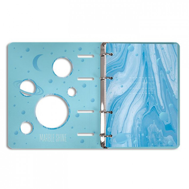 Тетрадь А5 120л клетка, на кольцах, со см. блоком, GRADIENT LOREX/ LXNBCL-MS (10)