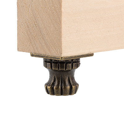 Фурнитура для шкатулок "ножка" 3.4 x 2см, №02 бронза, 4шт, Mr. Carving/MMG-020 (5)