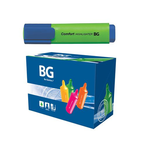 Текстмаркер 1-5 мм "COMFORT", зеленый, шоу бокс, 24/96/576 шт упак Текстмаркер 1-5 мм "COMFORT", зеленый, шоу бокс, 24/96/576 шт упак