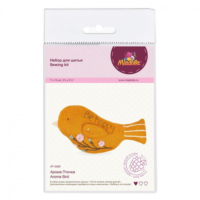 Набор для изготовления игрушки "Арома Птичка" Miadolla (AT-0292)