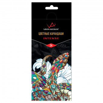 Набор цветных карандашей 24цв "INTENSE" VISTA-ARTISTA, VICP-24 (4) Набор цветных карандашей 24цв "INTENSE" VISTA-ARTISTA, VICP-24 (4)