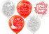 Шар12'' "Свадьба. Красная" шелк, 25 шт, БК Микрос