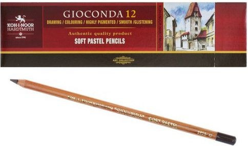 Карандаш 4,2мм пастельный "Gioconda Soft", ван дик коричневый, Koh-I-Noor/8820043001KS №043 (12)