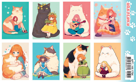 Наклейки (21 глиттер) НК-1794 (20)