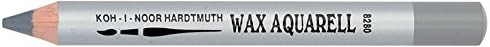 Карандаш восковой акварельный, серый платиновый, Wax aquarell Koh-I-Noor/8280035002KS (4)