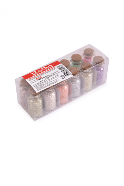 Набор бисера для рукоделия ассорти мат.крашенный, Zlatka/ SGB №5