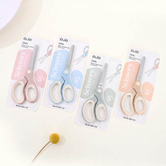 Ножницы 145 мм, нержавеющая сталь, пастельные цвета, OULE/OL-8340 (24)