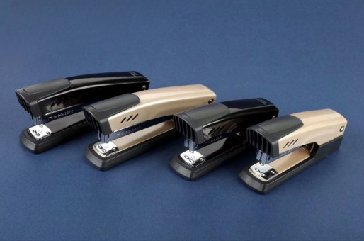 Степлер №24/6 пластиковый, цв. ассорти, Cobest/DS361 (12)