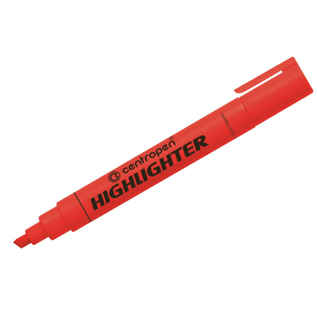 Текстовыделитель Centropen "8852" красный, 1-5мм Текстовыделитель Centropen "8852" красный, 1-5мм