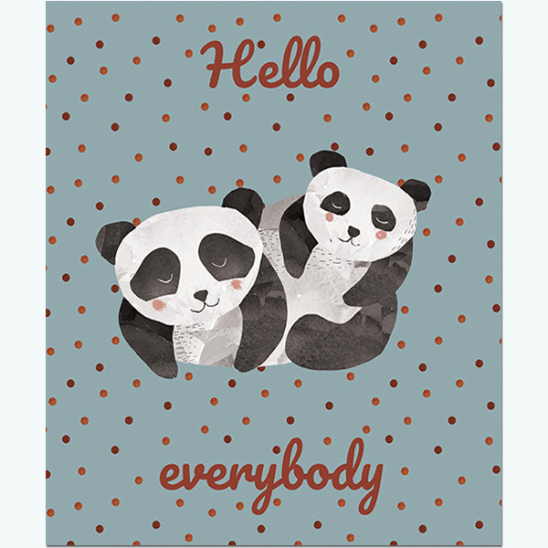 Тетрадь А5 48л клетка "Sweety" скрепка, выборочн УФ-лак, Полином/3105(40)