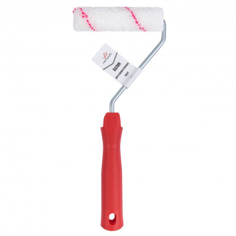 Валик для художественных работ, полиэстер 11 см, красный, VISTA-ARTISTA/ RVP-02