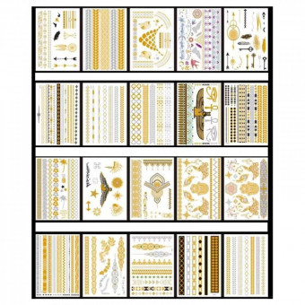 Наклейка-флэш-тату 145*210мм, MAYLOTT/YH06080 (20)