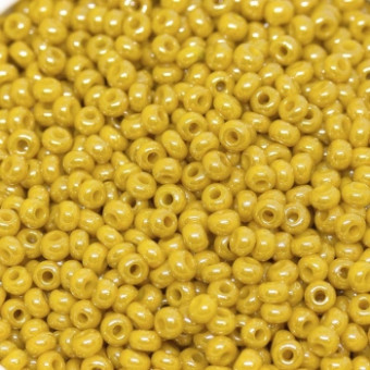 Бисер "ASMAR" размер №8, вес: 450 г, жёлтый хамелеон