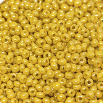 Бисер "ASMAR" размер №8, вес: 450 г, жёлтый хамелеон